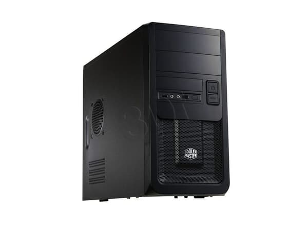 Cooler Master Elite 343 - Minitower - micro-ATX - ingen strømforsyning (ATX / PS/2) - sort - USB/Lyd
