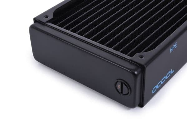 Alphacool 14439, Element, mässing, Koppar, Stål, Svart, 1/4", 60 ° C, 4 fläkt/-ar