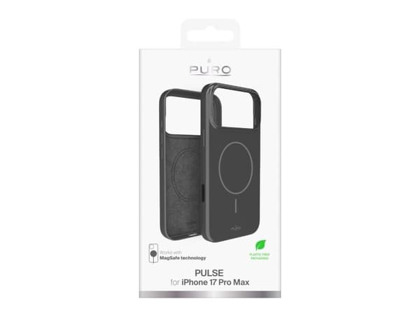 Puro Pulse suojakotelo iPhone 17 Pro Max polykarbonaatti - harmaa