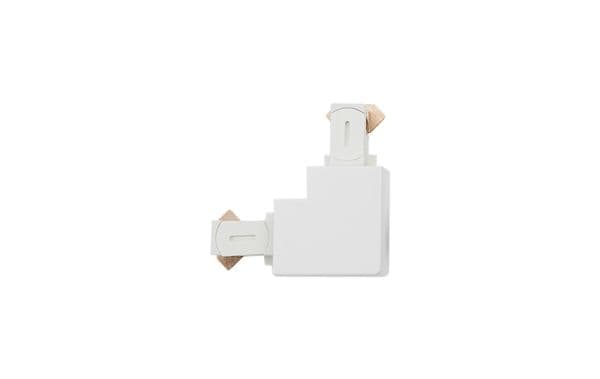 Zip 230V Vinklet stykke hvid