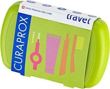 Curaprox Travel Set hammasharja vihreä 1kpl