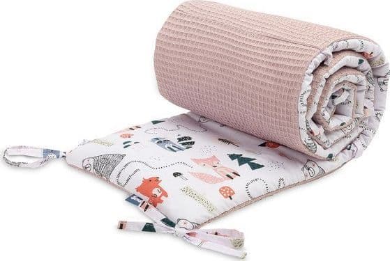 Sensillo BED BUMPER BUMPER WAFER FOX PINK