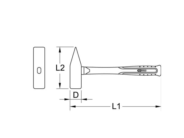 KS Tools 963.2120 9632120 #####Håndhammer