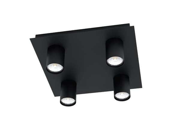 EGLO VALCASOTTO LOFT 4XGU10 SORT