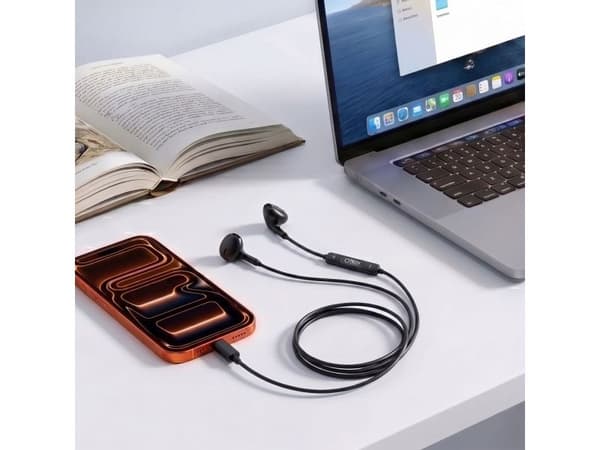 Sluchawki Tech-Protect TECH-PROTECT ULTRABOOST TYPE-C EARPHONE CORE G4 BLACK