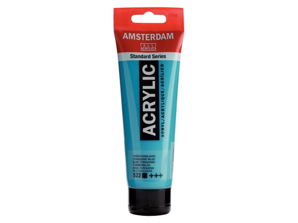Amsterdam Standard Series akrylrör Turquoise Blue 522