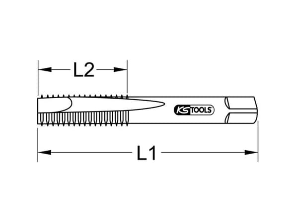 KS Tools 331.1123, Silver, 2 styck, 80 mm, 250 g