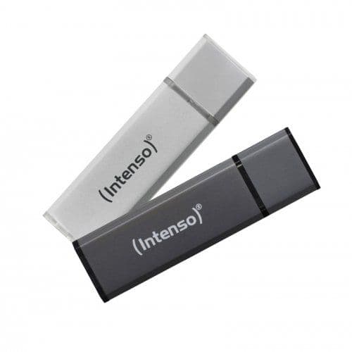 Intenso Alu Line - USB-flashstasjon - 64 GB - USB 2.0 - sølv