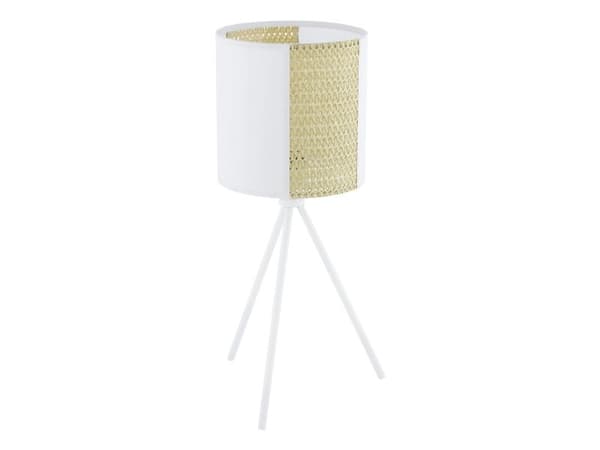 EGLO ARNHEM bordlampe E27 hvit/tre