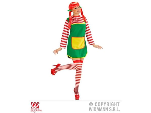Pippi-kostym för vuxna