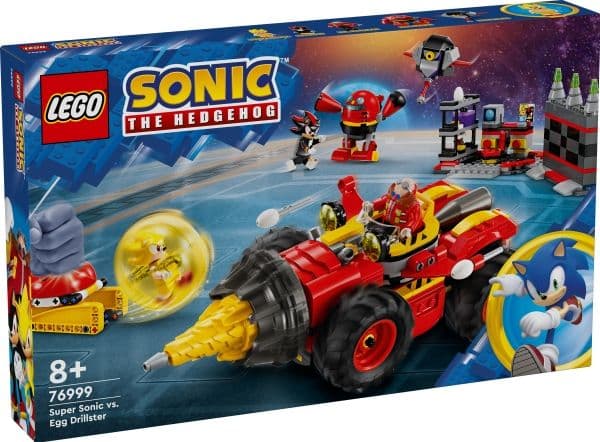 LEGO Sonic 76999 Super Sonic mot Egg Drillster