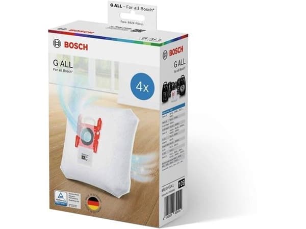 Bosch PowerProtect G ALL Dammsugarpåsar - 4-pack