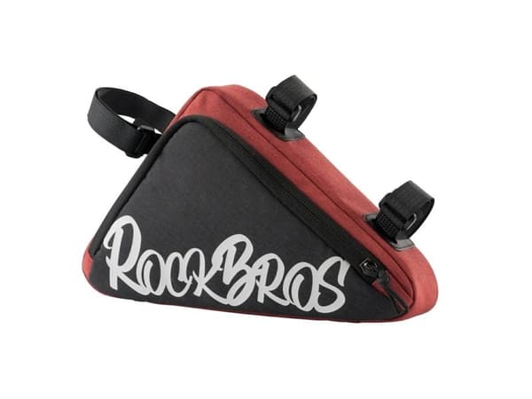 Rockbros G002 Flash Journey cykelväska för triangulär ram, 1,4 l – röd