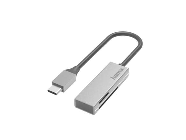 Hama - Kortleser (SD, microSD, SDHC, microSDHC, SDXC, microSDXC) - USB-C 3.2 Gen 1