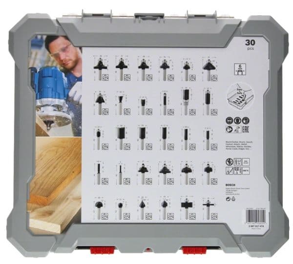Bosch CUTTERS SET HM 6MM 30 stycken