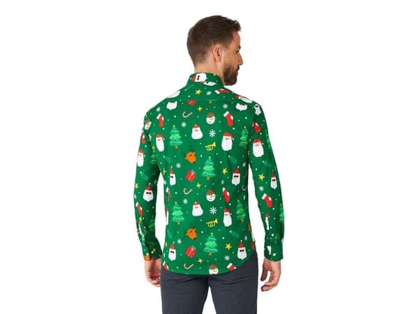 Juleskjorte Festivity Green