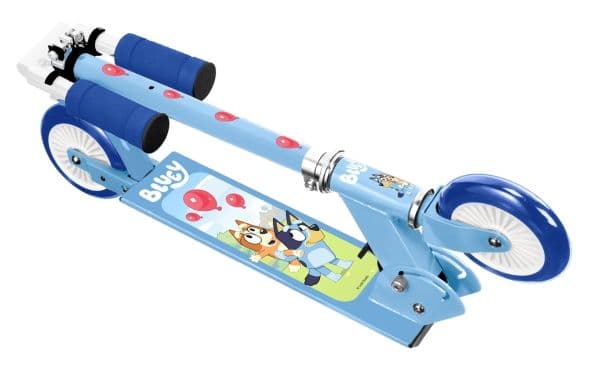 Blueys hopfällbara sparkcykel