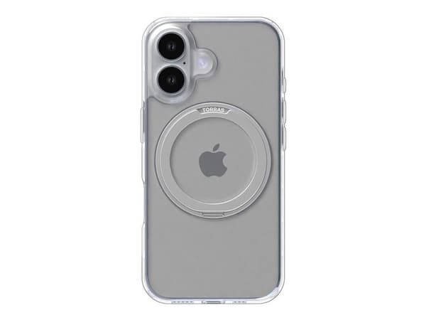 Torras Ostand Pro Case för iPhone 16 (transparent)