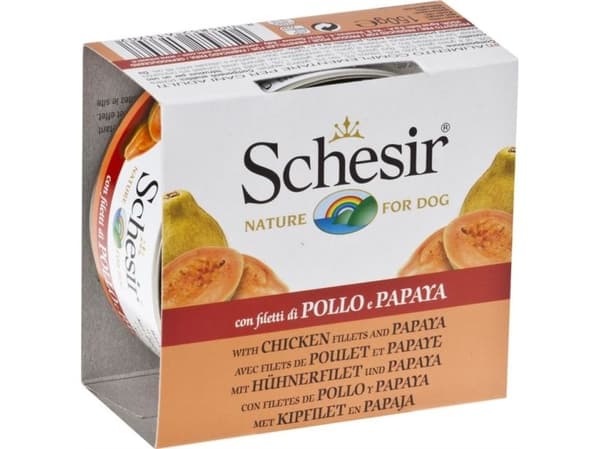 Schesir kylling og papaya 150 g