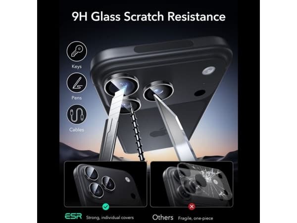 ESR OSLONA NA APARAT ESR ARMORITE CAMERA PROTECTOR IPHONE 18 PRO / 18 PRO MAX CLEAR