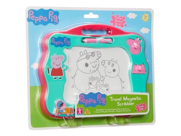 PEPPA ACTIVITY TRAVEL magnetisk skrivplatta