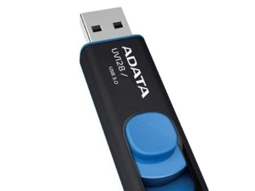 ADATA UV128 64 GB USB 3.0 svart/blå
