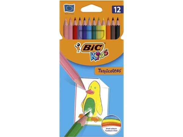 BIC Tropicolors, Monivärinen, 12 kpl