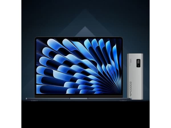 Cuktech P+Series nr. 15, 150 W, 20 000 mAh, grå