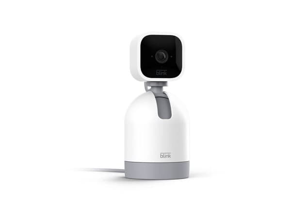Blink Mini Pan-Tilt-kamera - mobil plug-in säkerhetskamera vit
