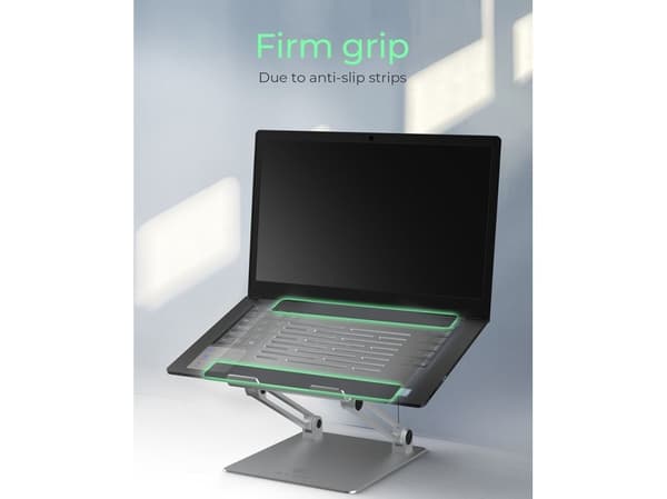 ICY BOX IB-NH300 - Notebookstativ - inntil 17" - sølv
