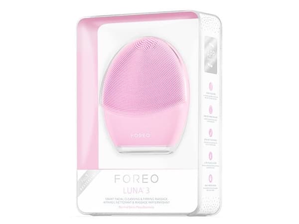 Foreo LUNA 3 Normal Skin, Pulserende, Rosa, Normal hud, Silikon, 3 timer, Batteri