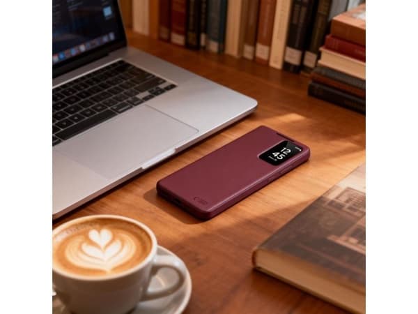 Tech-Protect Wallet Case til Samsung Galaxy S26+ - bordeaux