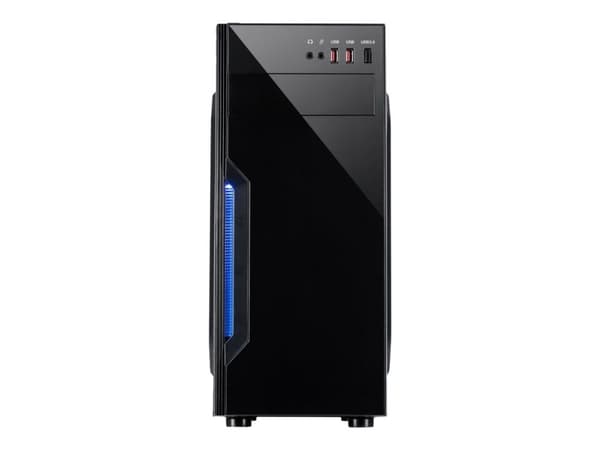 Inter-Tech B-42 - Tower - ATX - ingen strømforsyning (ATX) - svart - USB/lyd