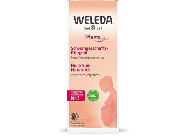 WELEDA Mama Stretch Marks massasjeolje for gravide 100 ml