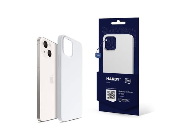 3mk Hardy Silicone MagCase til iPhone 14 Plus - hvit