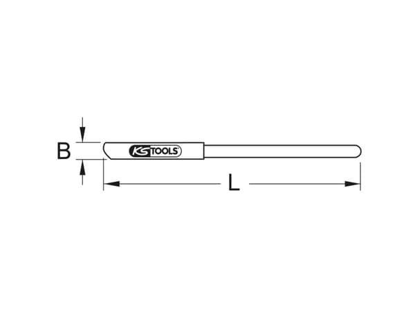 KS Tools 963.9765, Aluminium, Bronse, 650 mm, 1 stykker