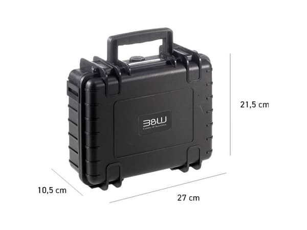 B&W action.case PP.41 svart för DJI Osmo Action 6
