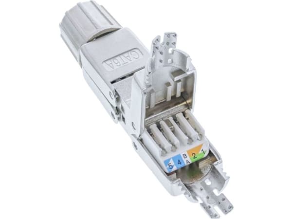 InLine kabelkontakt Cat.6A med LSA teknologi skjermet flat ( 69992E )