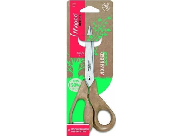Sax Maped asymmetrisk Advanced Wood, 21 cm
