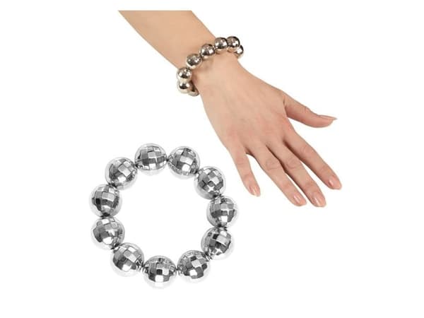 Discokugle armbånd