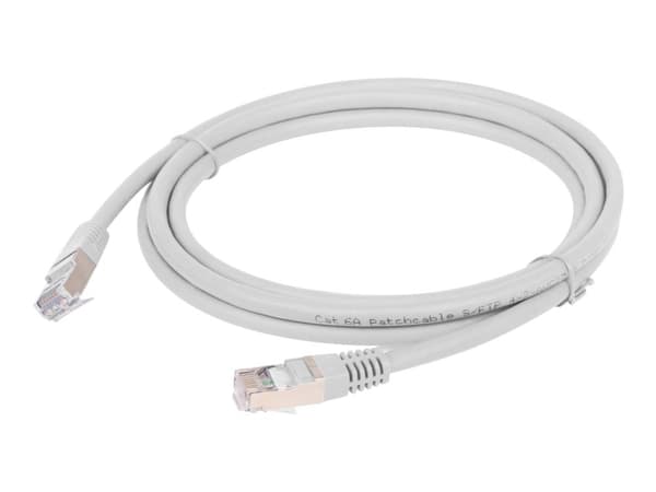 Cablexpert - Patchkabel - RJ-45 (han) til RJ-45 (han) - 1 m - SFTP - CAT 6a - halogenfri, formet - grå