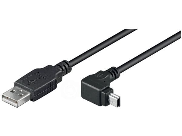 Goobay 4040849939716, 1,8 m, USB A, Mini-USB B, USB 2.0, Hankjønn/hankjønn, Sort
