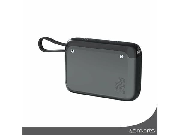 4smarts 540699, 10000 mAh, 30 W, harmaa