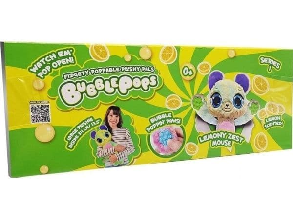 Cobi kosedyr Bubble Pops duftende kosedyr - Mus med sitronskall
