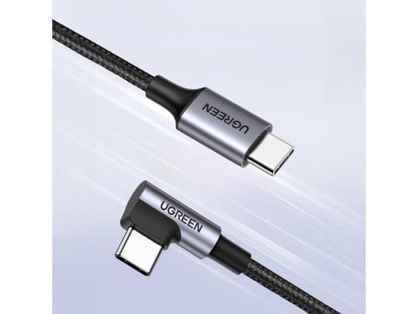 Ugreen US255, 0,5 m, USB C, USB C, USB 2.0, 0,48 Gbit/sek., Sort, Grå