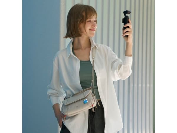 PGYTECH OneGo, Unisex, axelremsväska, Vit, Monokromatiskt, Polyester, Polyester