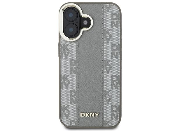 DKNY DKNY DKHMP16SPCPVSLE iPhone 16 6.1" bezowy/beige hardcase Checkered Pattern Magsafe