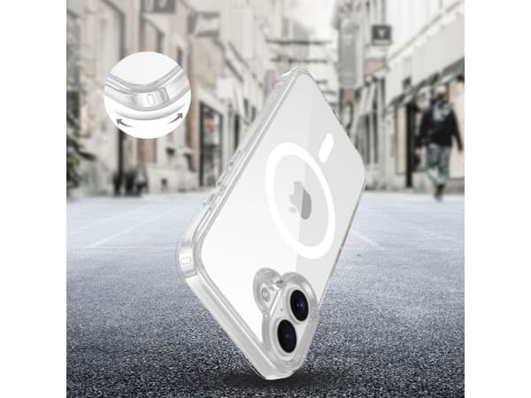 TECH-PROTECT FLEXAIR HYBRID CC MAGSAFE IPHONE 16 CLEAR