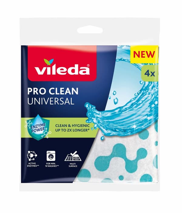 Vileda Pro Clean Universal, 4 kpl.
