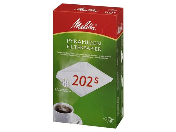 Melitta Pyramide Kahvisuodatin 202s - 100 kpl.